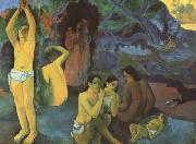 Paul Gauguin Where do we come form (mk07) USA oil painting artist